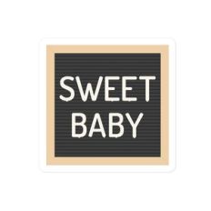 Sweet Baby Letter Board