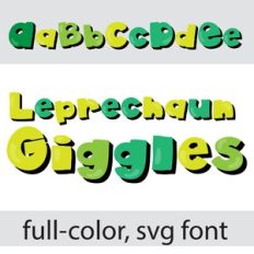 Leprechaun Giggles Color Font