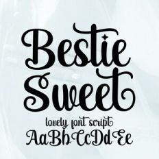 Bestie Sweet Font