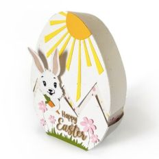 An egg box with decor