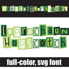 Leprechaun Hopscotch Color Font