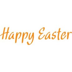 Happy Easter Stencil