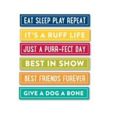 Dog label stickers