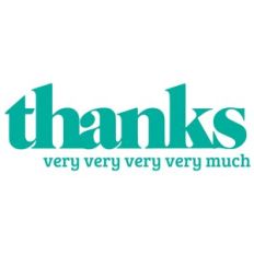 thanks very very very much