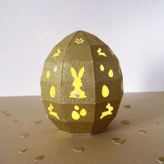 Easter egg lamp