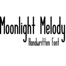 Moonlight Melody Font