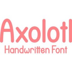 Axolotl Font