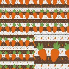 stripes carrot pattern