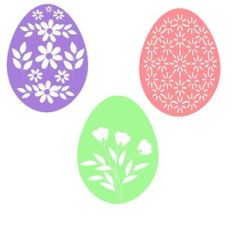 Floral Print Easter Eggs 2