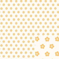 Yellow and White Daisy Floral Printable Pattern on a White Background