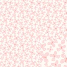 Sweet Pink and White Butterfly Printable Pattern Background