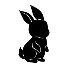 Bunny silhoutte