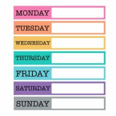 Days of the Week Labels