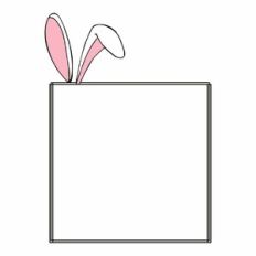 Square Bunny Ears Frame