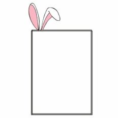 Rectangle Bunny Ears Frame