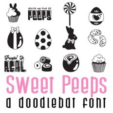 Sweet Peeps Doodlebat Font