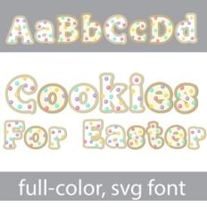 Cookies for Easter Color Font
