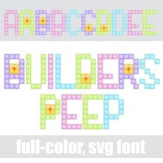 Builders Peep Color Font