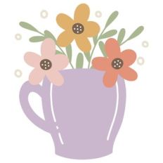 Teacup with Flowers