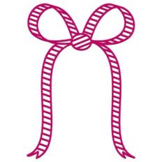 Striped Bow