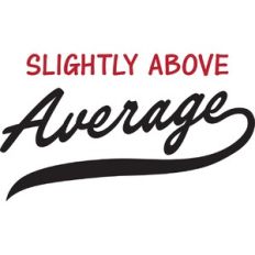 Slightly above average