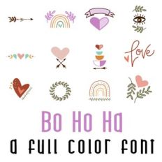 Bo Ho Ha Full Color Font