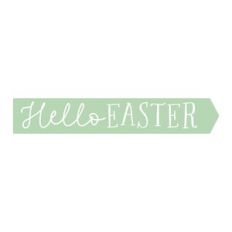 Hello Easter Label