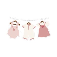 Hanging Baby Clothes