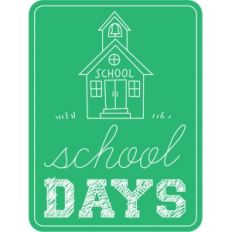 amanda mcgee school days chalkboard