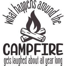 What happens around the campfire