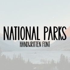 National Parks Font