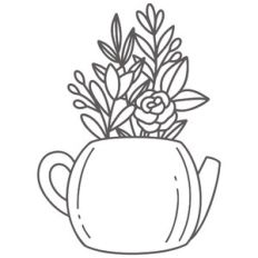 Flowers in Teapot