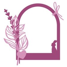 photo frame with easter bunny