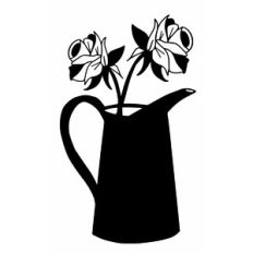 Pot with flowers