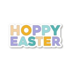 Hoppy Easter Colorful