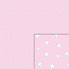 Bunny Pattern - rosé