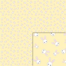 Bunny Pattern - yellow