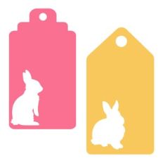 Easter Bunny Tags