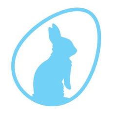 Bunny in Egg Frame