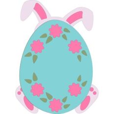 Easter Egg and Bunny