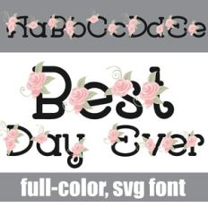 Best Day Ever Color Font