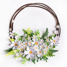 Rim with chamomile