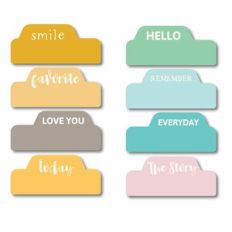 Planner Tab Stickers - Love, smile, today