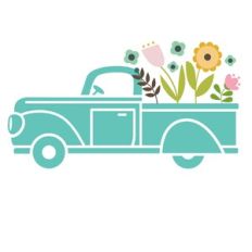Spring Bloom Filled Truck