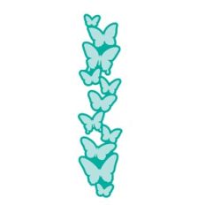 layered butterfly border