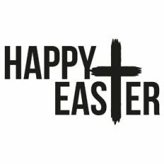 Happy Easter Cross Quote