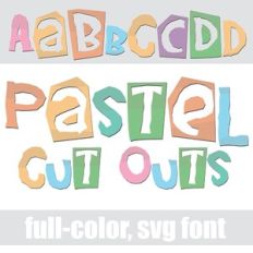 Pastel Cut Outs