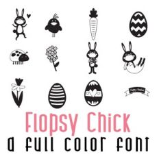 Flopsy Chick Doodlebat Font