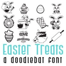 Easter Treats Doodlebat Font