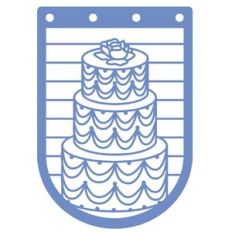 Wedding Cake Bunting Pennant Flag